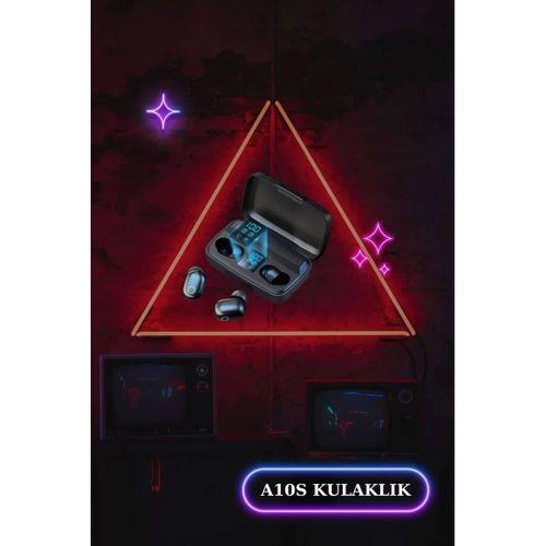 Wireless Şarjlı Pembe Akıllı Saat Ve Kablosuz Bluetooth Kulaklık Dokunmatik Kontrol