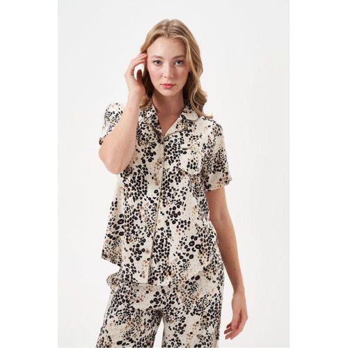 Kadın Pijama Takımı - Düğmeli