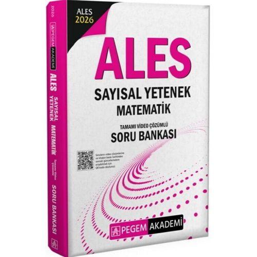 2026 ALES Sayısal Yetenek Matematik Tamamı Video Çözümlü Soru Bankası Pegem Yayınları