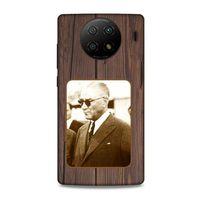 Lopard Xiaomi Redmi Note 9 5g Uyumlu Kılıf Atatürk (28) Arka Kapak