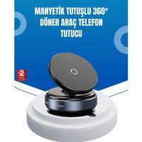 Evrensel Manyetik Araç Telefon Tutucu 360° Döner Başlık