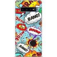 Samsung Galaxy S10 Plus Kılıf HD Baskılı Kılıf - Bang Boom + Tam Ekran Koruyucu