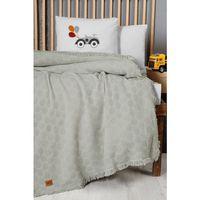 Kanz Kanz Bebek Waffle Müslin Nakışlı Pike Knz-021 Bubble Yeşil
