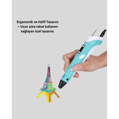 Üç Boyutlu 3d Yazıcı Kalem Abs Ve Pla Uyumlu