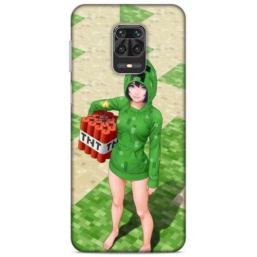 Lopard Xiaomi Redmi Note 9S Uyumlu Kılıf PiXel (33) Hybrid Kılıf TNT Girl