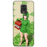 Lopard Xiaomi Redmi Note 9S Uyumlu Kılıf PiXel (33) Hybrid Kılıf TNT Girl