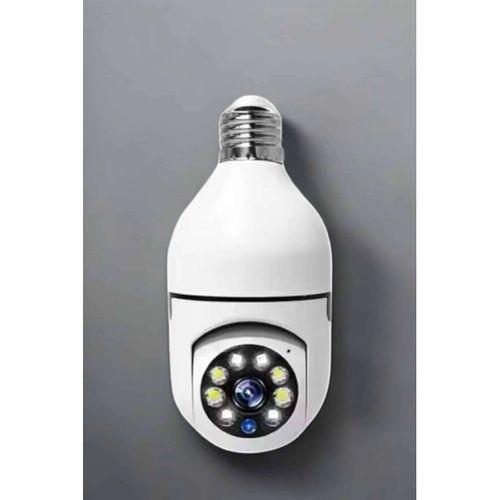 Ampul Görünümlü Güvenlik Kamerası Duylu Wifi Kamerası Dönebilen