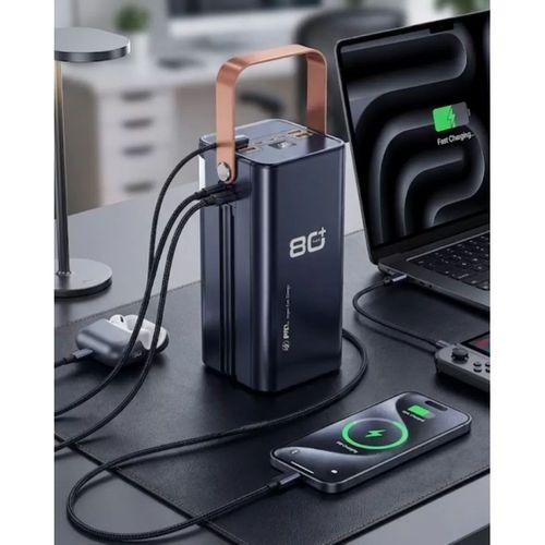 80000 Mah Taşınabilir Powerbank Süper Hızlı Şarj Çoklu Çıkış Ve Led Göstergeli