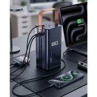 80000 Mah Taşınabilir Powerbank Süper Hızlı Şarj Çoklu Çıkış Ve Led Göstergeli