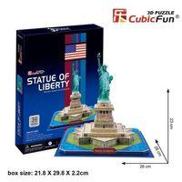 Cubic Fun 3D 39 Parça Puzzle Özgürlük Anıtı - ABD