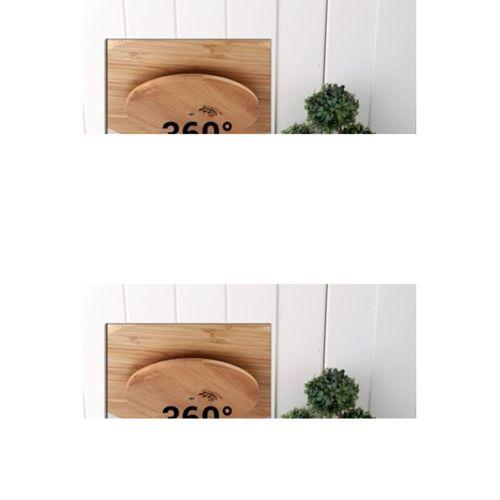 Dönerli Bambu Sunum Tabağı 30 Cm Royaleks-DS3030