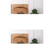 Dönerli Bambu Sunum Tabağı 30 Cm Royaleks-DS3030