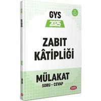 Zabıt Katipliği Mülakat Sınavına Hazırlık Kitabı Data Yayınları