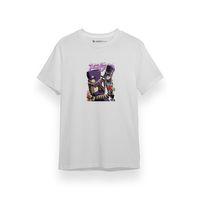 Boogiepop Phantom Dark Night Beyaz Kısa kol Erkek Tshirt