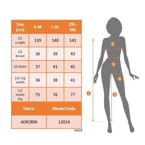 Kadın Ip Askılı V Yakalı Belden Kuşaklı Uzun Aerobin Tulum