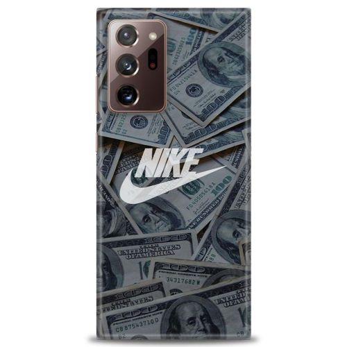 Samsung Galaxy Note 20 Ultra Kılıf HD Baskılı Kılıf - Nike Dolar + Tam Ekran Koruyucu