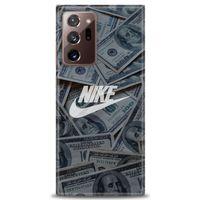 Samsung Galaxy Note 20 Ultra Kılıf HD Baskılı Kılıf - Nike Dolar + Tam Ekran Koruyucu