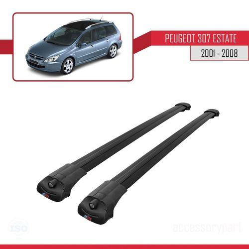 Peugeot 307 SW 2001-2008 Arası ile uyumlu ACE-1 Ara Atkı Tavan Barı SİYAH