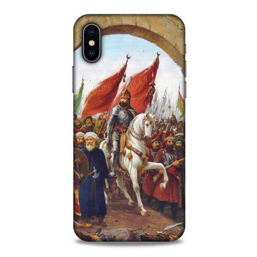 Apple iPhone XS Uyumlu Kılıf Ottoman (40) Fit Silikon Kılıf İstanbul'un Fethi