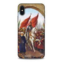 Apple iPhone XS Uyumlu Kılıf Ottoman (40) Fit Silikon Kılıf İstanbul'un Fethi