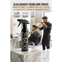 Alüminyum Metal Berber Kuaför Su Spreyi Şişesi Profesyonel Saç Fısfısı 300 ML 723020