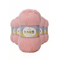 5 Adet Elite Baby El Örgü İpi Tüylenmeyen Bebek Yünü Pudra 6165