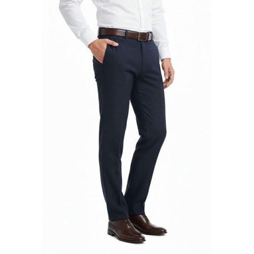 Erkek Regular Fit Çizgili Kumaş Pantolon Likra Kumaş BGL-ST05036