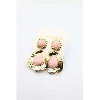 Taşlı Küpe - Pembe