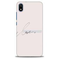 Xiaomi Redmi 7A Kılıf HD Baskılı Kılıf - Love + Tam Ekran Koruyucu