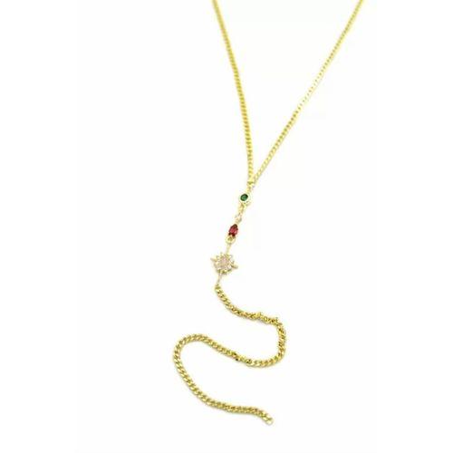 Kuzey Yıldız Y Kolye - Altın