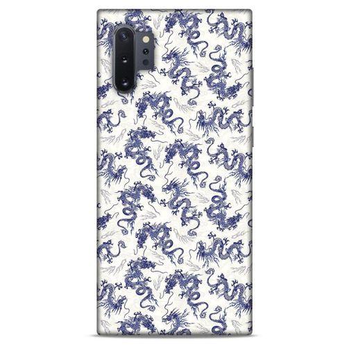 Samsung Galaxy Note 10 Plus Kılıf Japonya (30) Silicone Case Japonya Ejderha Efsanesi