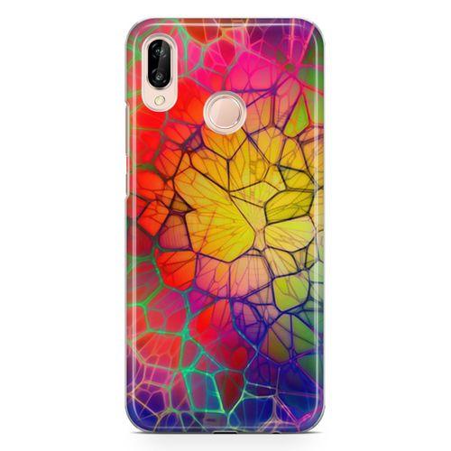 Huawei Nova 3e Kılıf Örümcek Ağları Arka Kapak Koruma Desenli Full Koruyucu