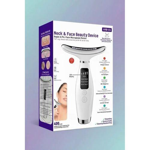 45 Derece Isıtmalı, 400mah, Lcd Göstergeli 7 Modlu, Boyun Ve Yüz Sıkılaştırma Cihazı