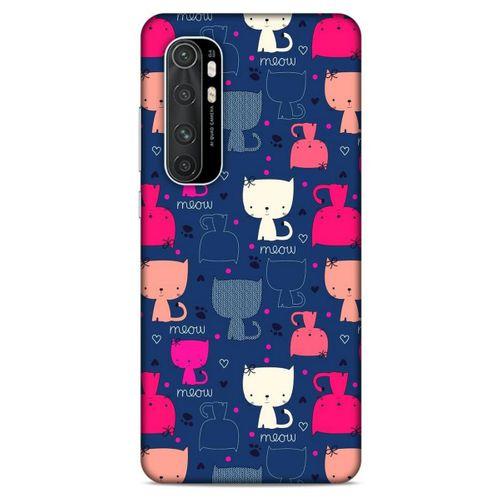 Lopard Xiaomi Mi Note 10 Lite Uyumlu Kılıf Kediler (5) Koruma Kabı Miyav
