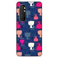 Lopard Xiaomi Mi Note 10 Lite Uyumlu Kılıf Kediler (5) Koruma Kabı Miyav