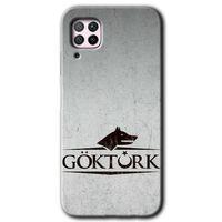 Huawei P40 Lite Kılıf HD Desen Baskılı Arka Kapak + Temperli Cam - Göktürk