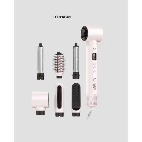6 Başlıklı Hızlı Kurutma Ve Bukle Şekillendirme Seti