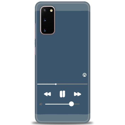 Samsung Galaxy S20 Kılıf HD Baskılı Kılıf - Müzik Çalar + Tam Ekran Koruyucu