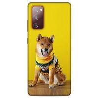 Samsung Galaxy S20 Fe Kılıf Köpek Kıyafetleri (24) Darbe Emici Kılıf Shiba Inu Kazak