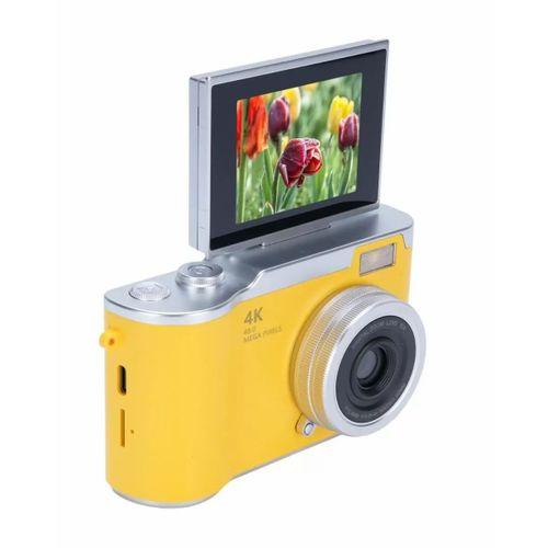 48 Mp 4k Dijital Kamera Flip Ekranlı Vlog Selfie Çekim Profesyonel Fotoğraf Makinesi