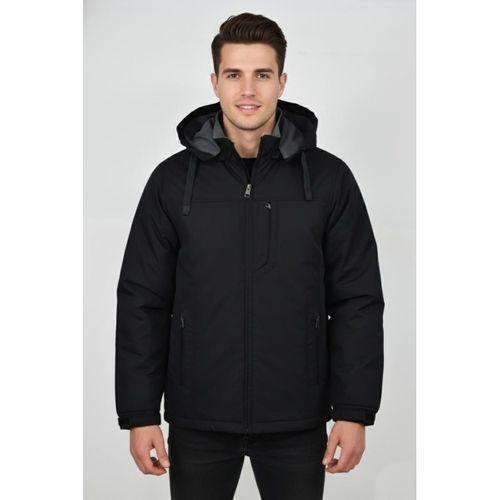 Erkek Büyük Beden Kapüşonlu Mevsimlik Spor Mont 99538 BBGL-ST04877