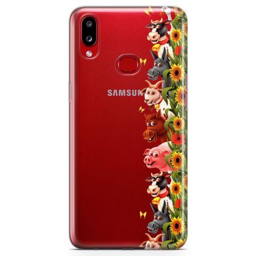 Samsung Galaxy A10s Kılıf Keçi At Eşek Arka Kapak Koruma Desenli Full Koruyucu