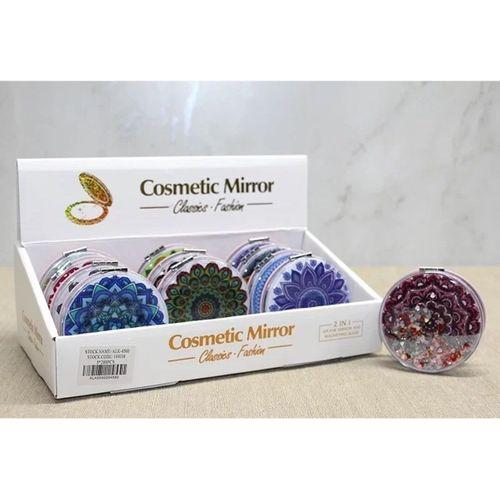 Mandala Desenli Hareketli Sulu El Aynası Alk4580