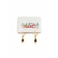 Geyik Yılbaşı Küpe - Altın