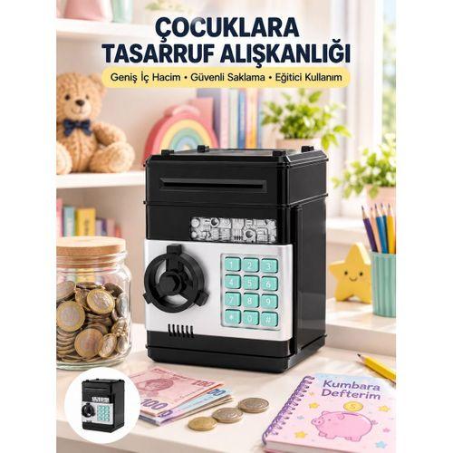 Otomatik Para Çeken Şifreli Atm Tasarımlı Kumbara