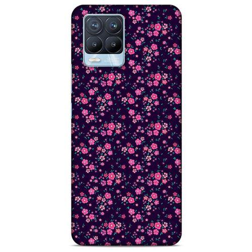 Realme 8 Pro Uyumlu Kılıf Pembe Delisi (2) Kabı Çiçekli