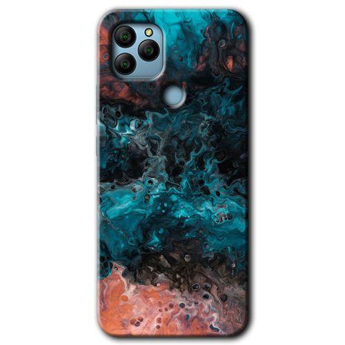 General Mobile GM 22 Plus HD Baskılı Kılıf + 9D Tam Ekran Koruyucu - Liquid Colorfull