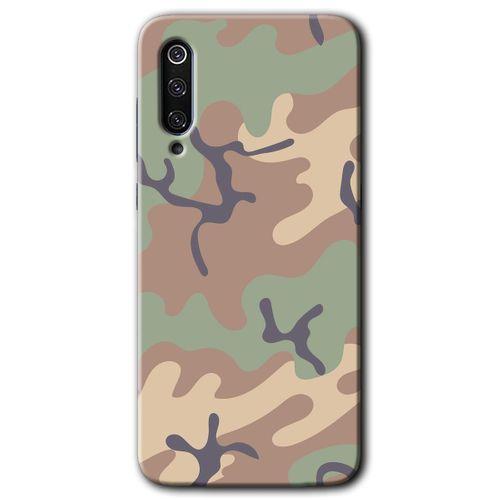 Xiaomi Mi 9 SE HD Baskılı Kılıf + 9D Tam Ekran Koruyucu - Kamuflaj 29