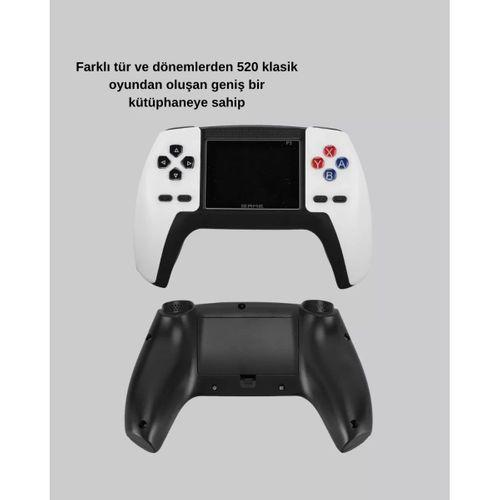 Retro Oyun Konsolu – 520 Klasik Oyun, Av Çıkışlı, Şarjlı Dijital Oyun Deneyimi