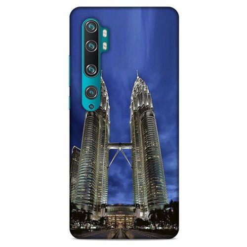 Xiaomi Mi Note 10 Pro Kılıf Dünya Mimarisi (20) Koruyucu Kılıf Petronas Kuleleri Malezya